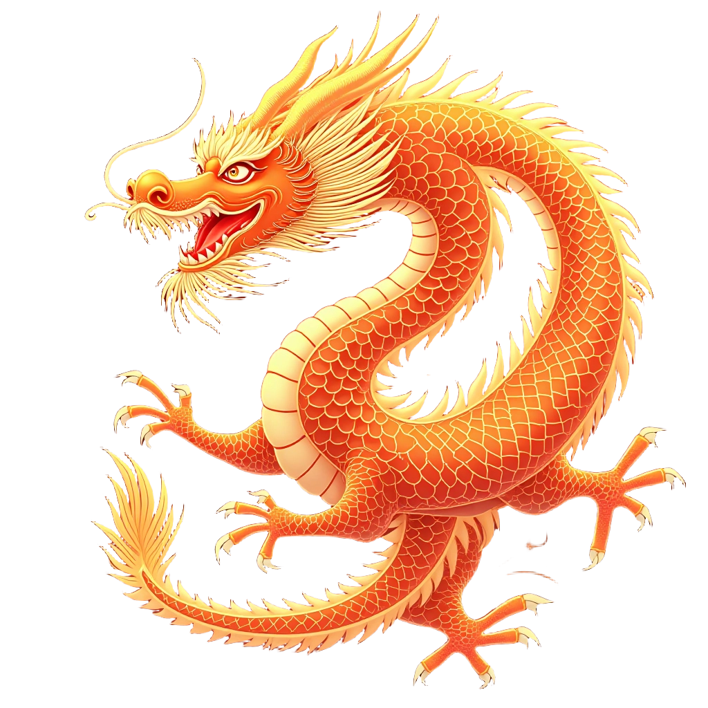 Golden Chinese Dragon