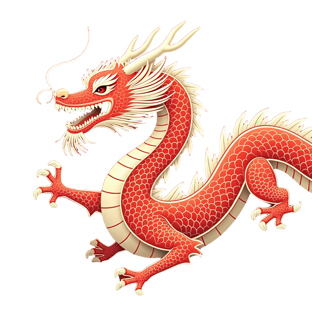 Traditional Chinese Dragon Illustration