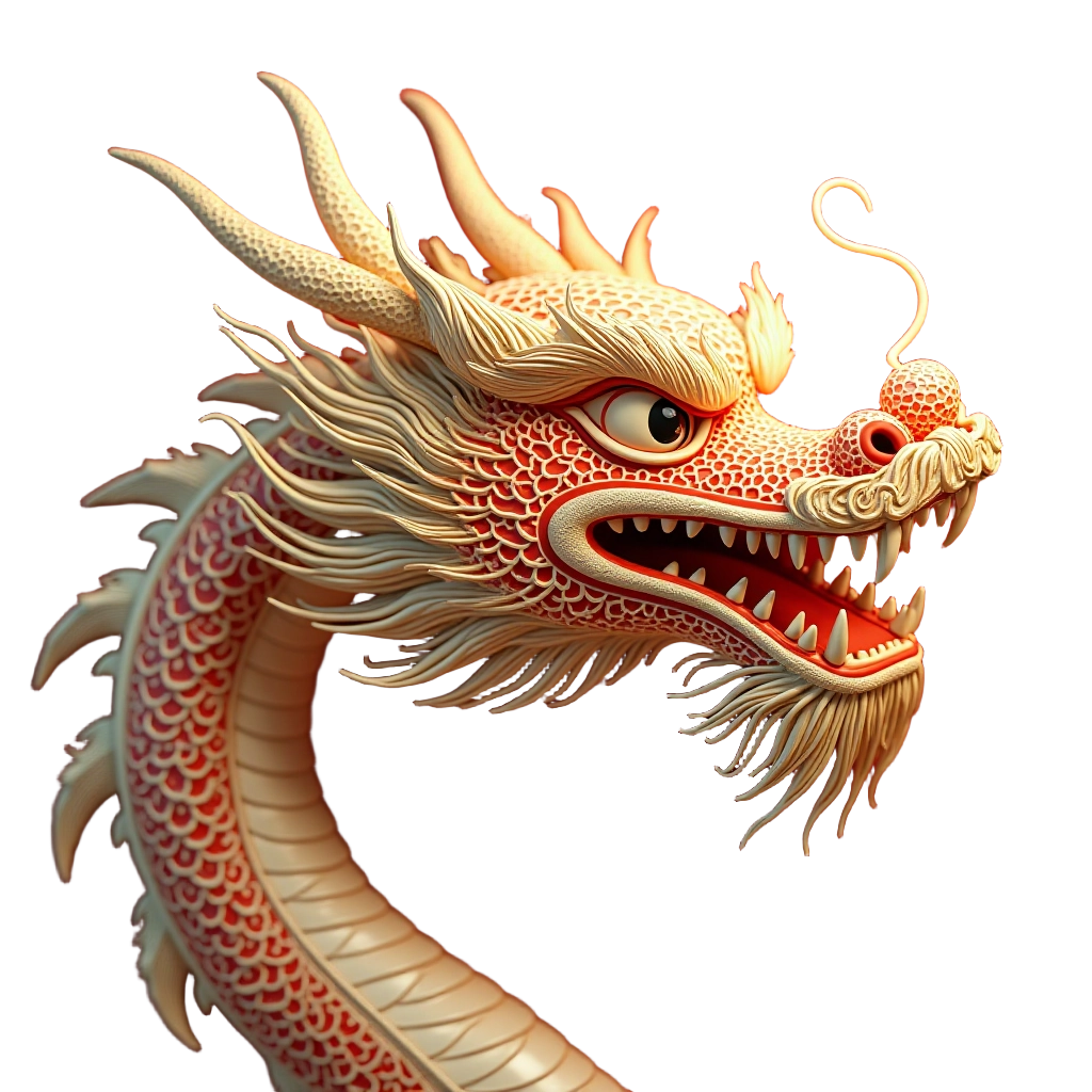 Traditional Chinese Dragon Sculpture