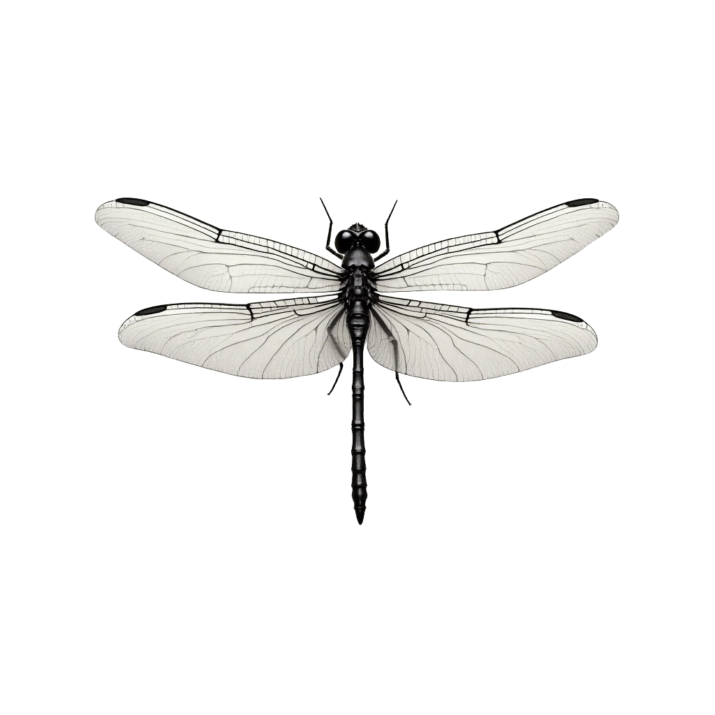 Monochrome Dragonfly