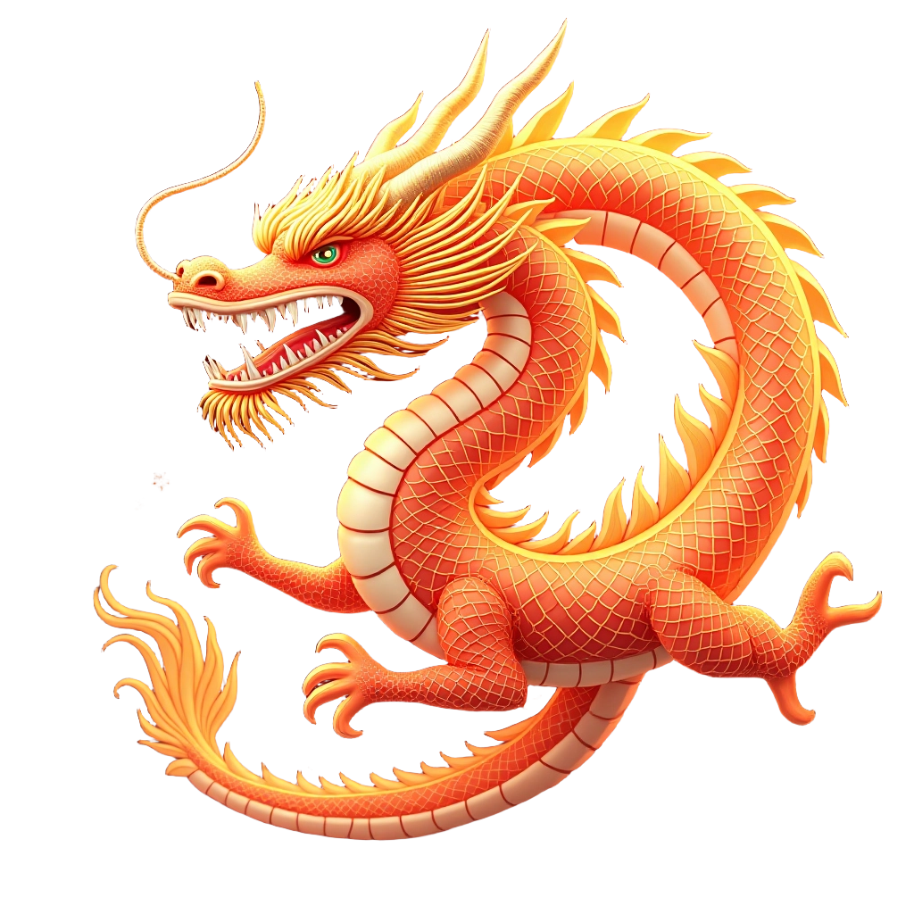 Golden Chinese Dragon