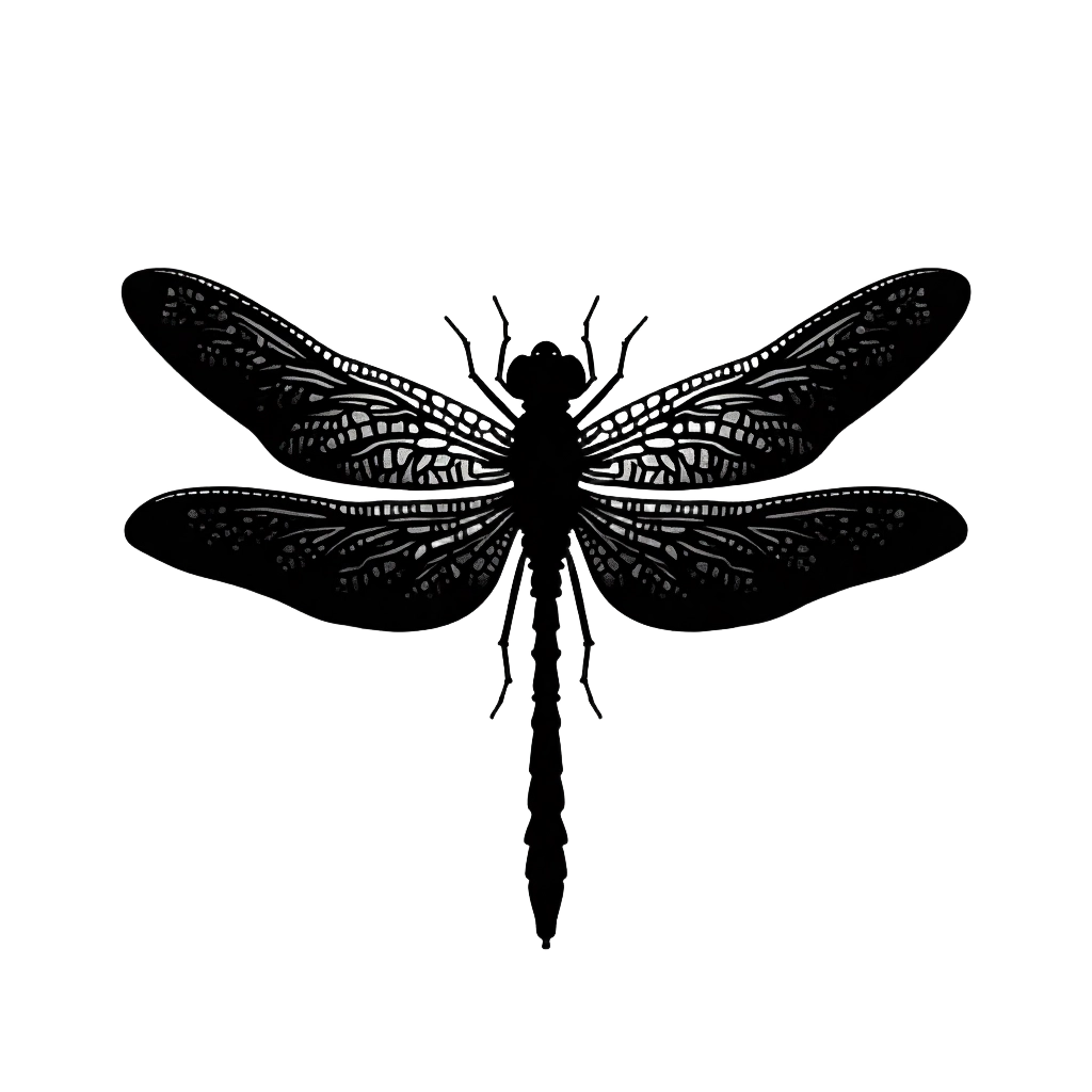 Intricate Dragonfly Design