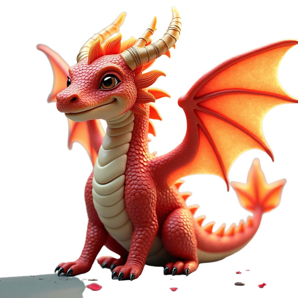 Cute Dragon Character