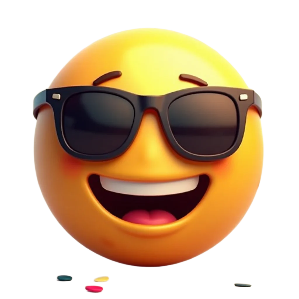 Cool and Happy Emoji