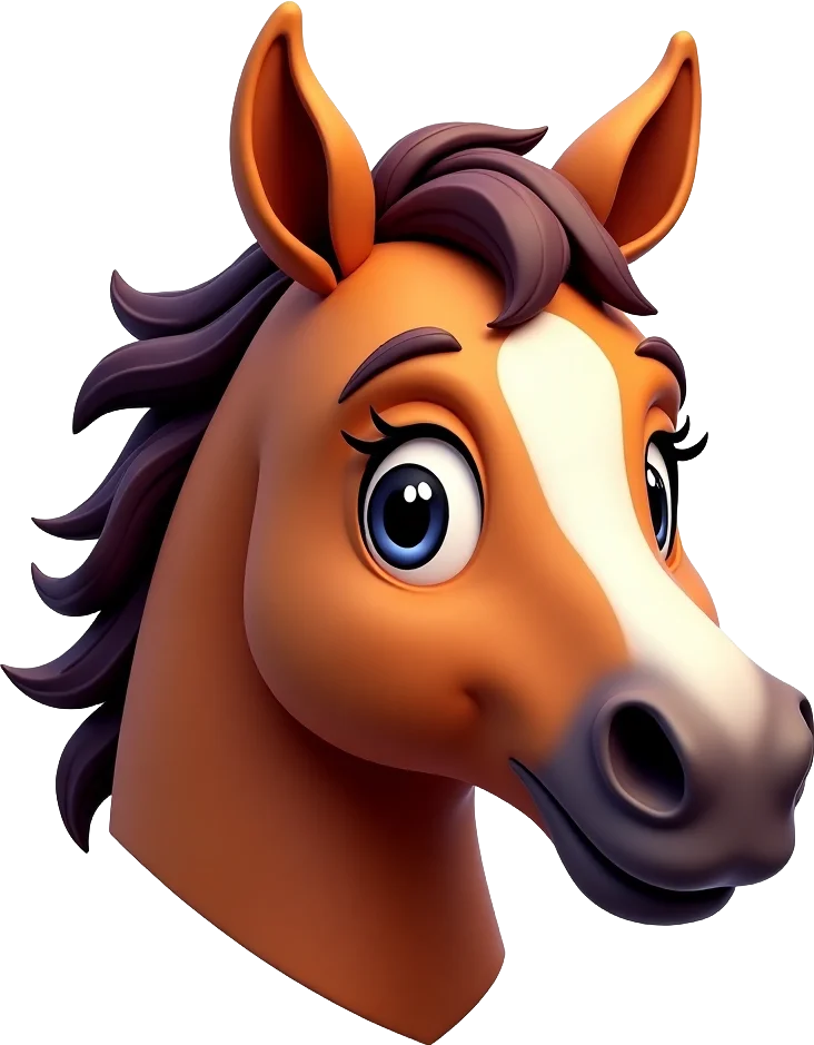 Animated Horse Portrait