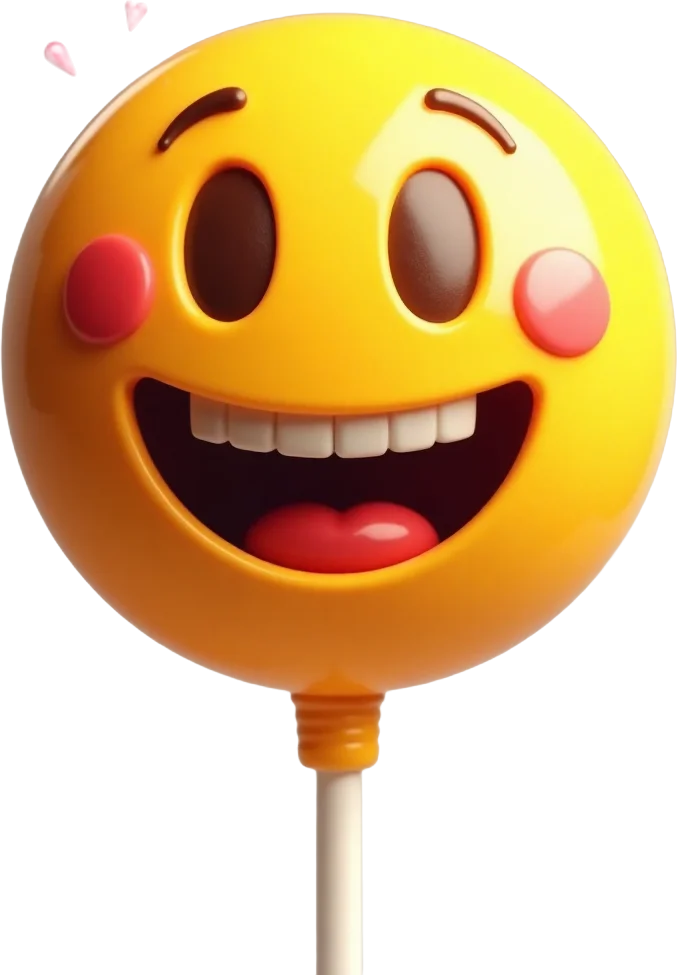 Happy Emoji Lollipop