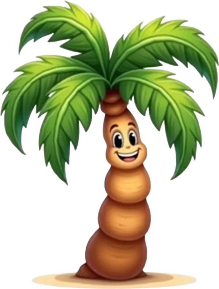 Cartoon Palm Tree