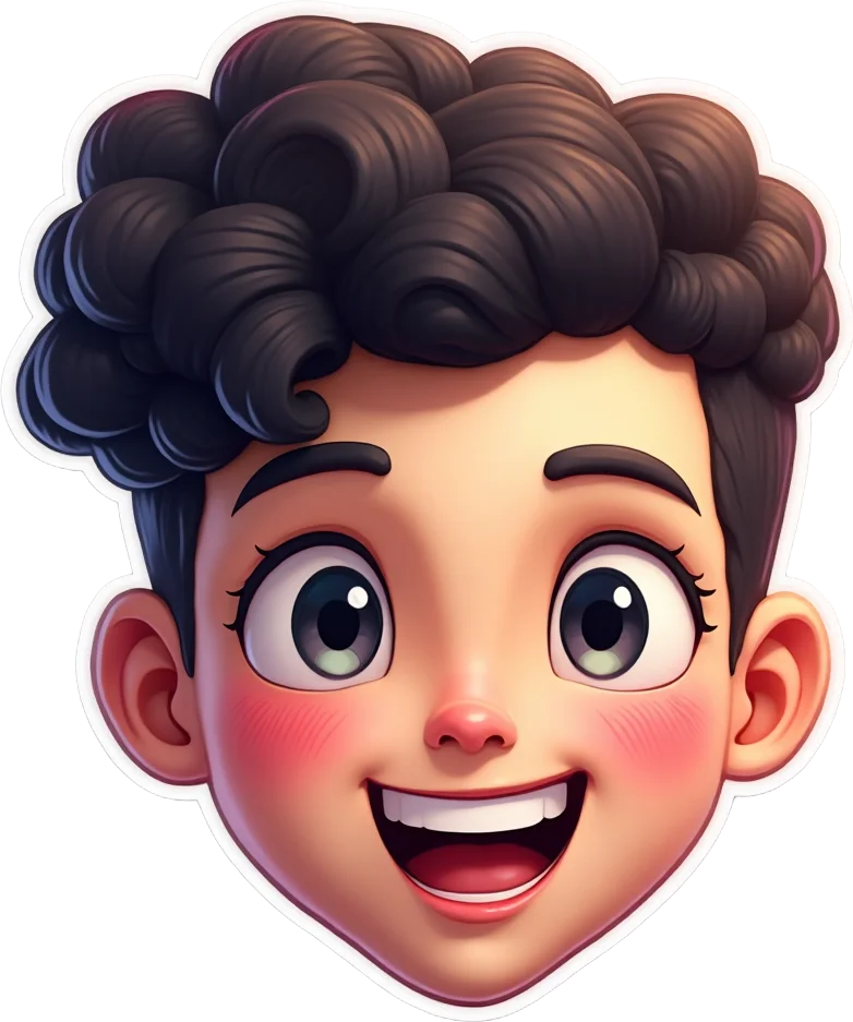 Happy Cartoon Boy