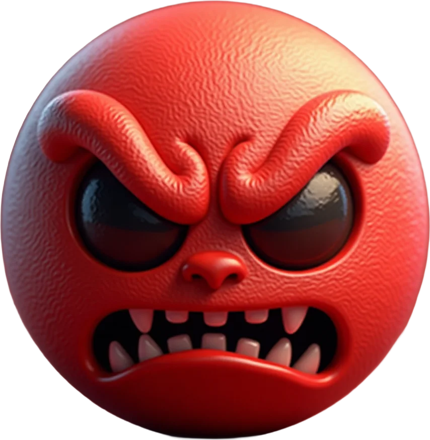 Angry Red Face