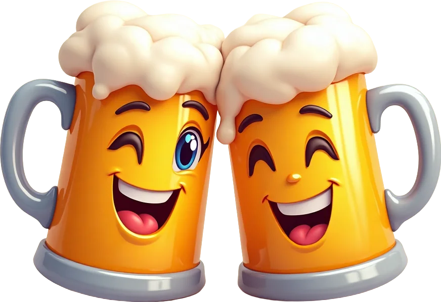 Happy Beer Toast