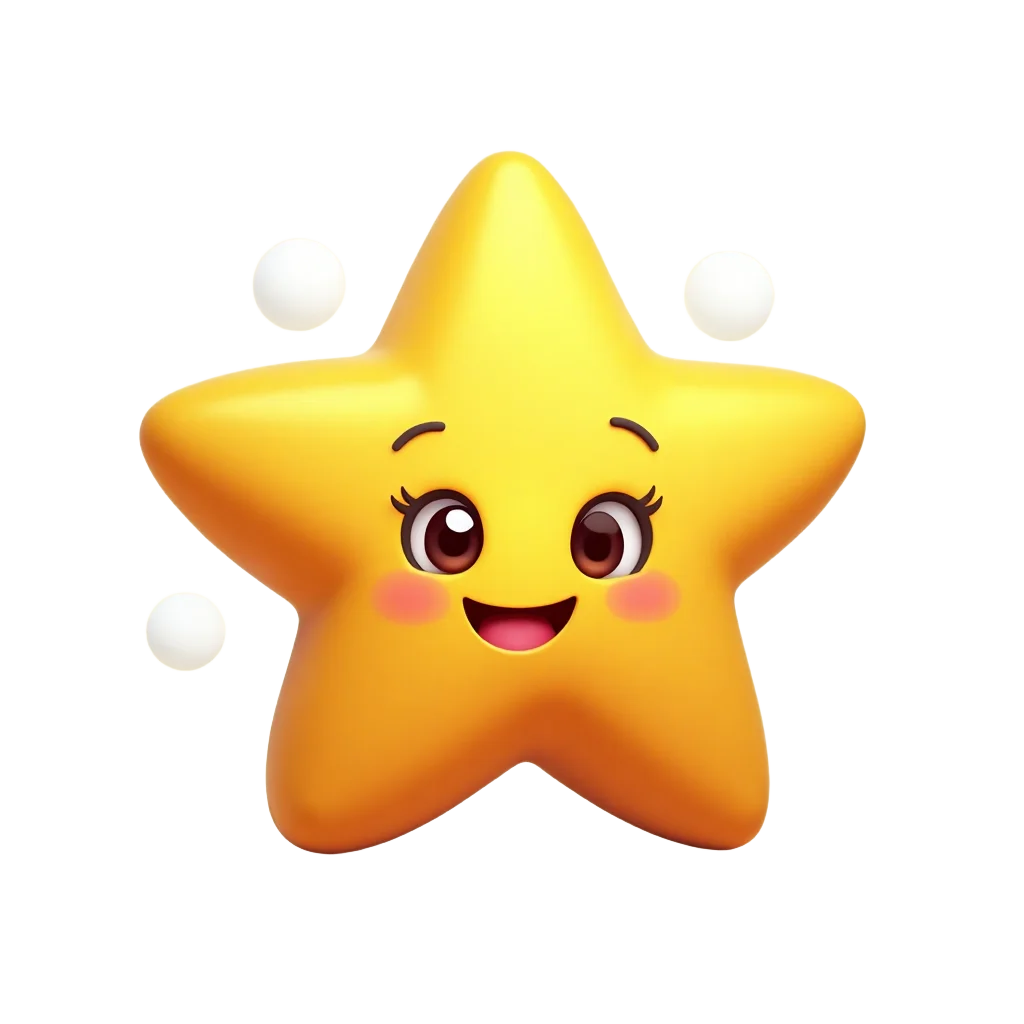 Cute Star Emoji