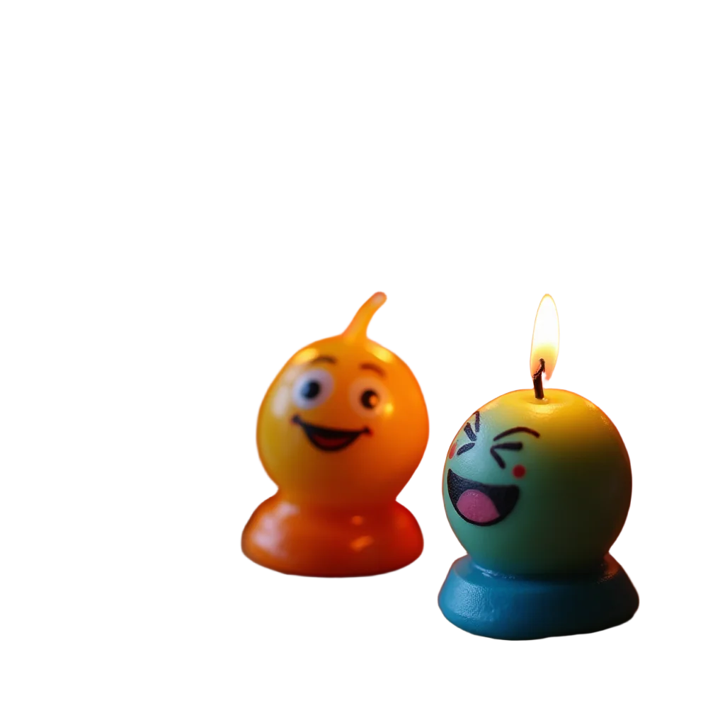 Smiling Candle Duo