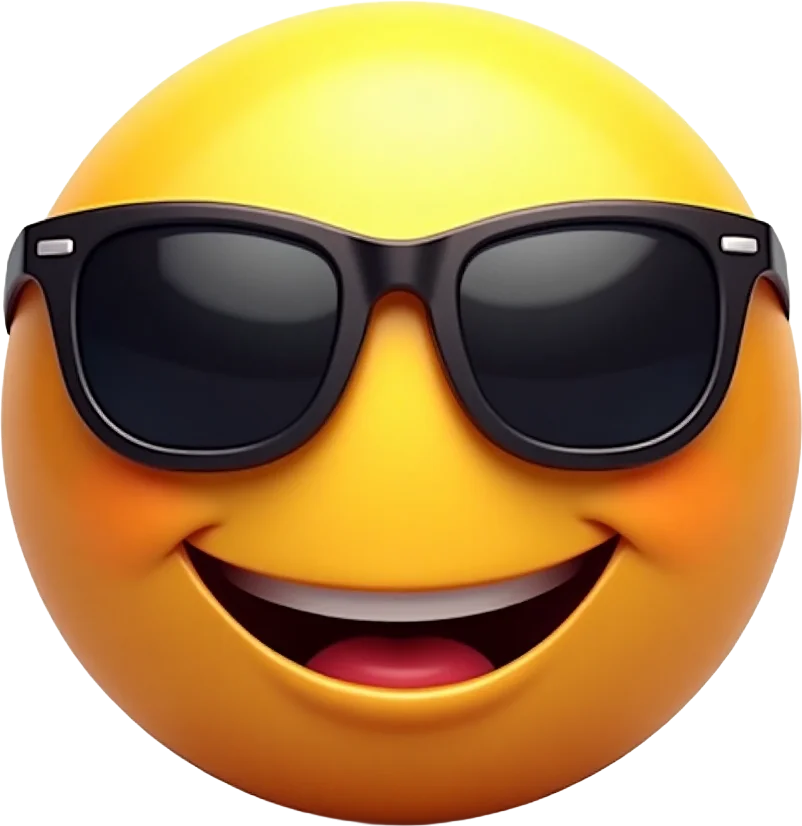 Cool and Happy Emoji