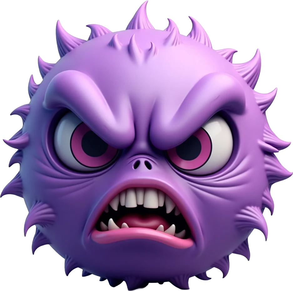 Angry Purple Monster