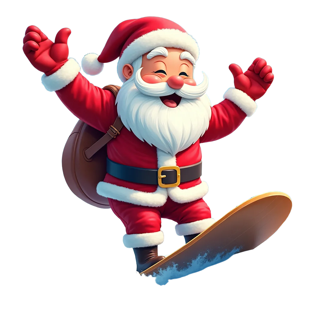 Santa's Snowboarding Adventure