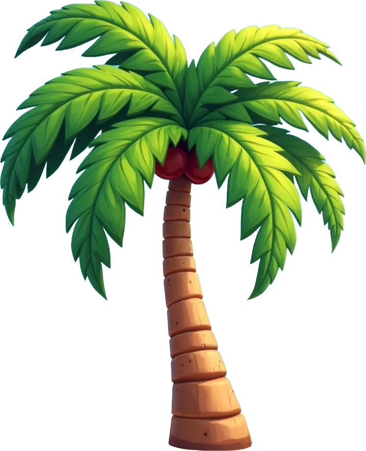 Cartoon Palm Tree