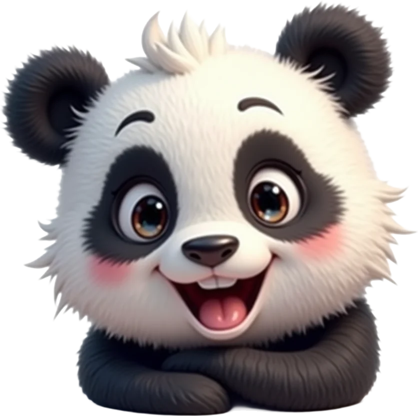 Adorable Panda Character