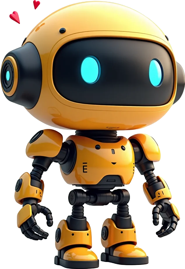 Cute Robot Mascot