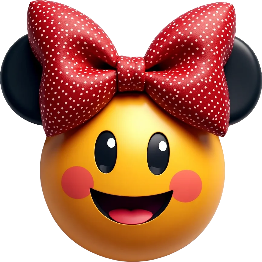 Happy Minnie Mouse Emoji