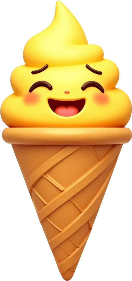 Happy Ice Cream Cone