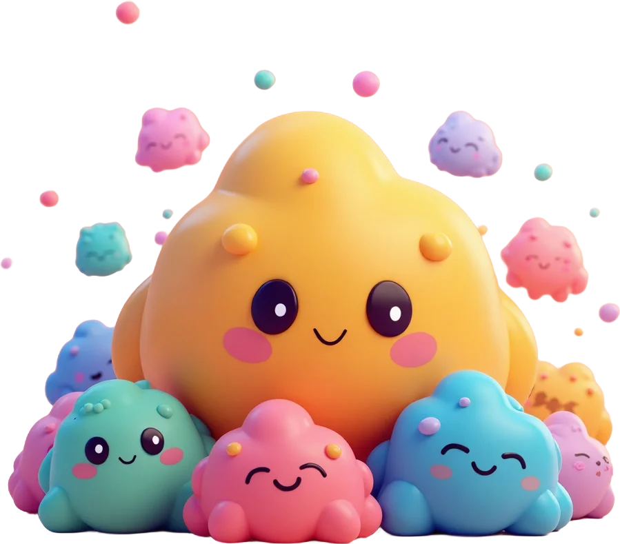 Cute Blob Family