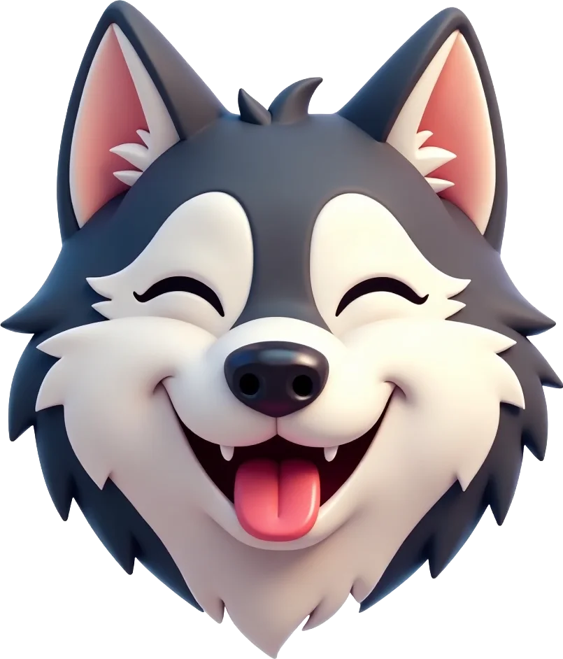 Happy Husky