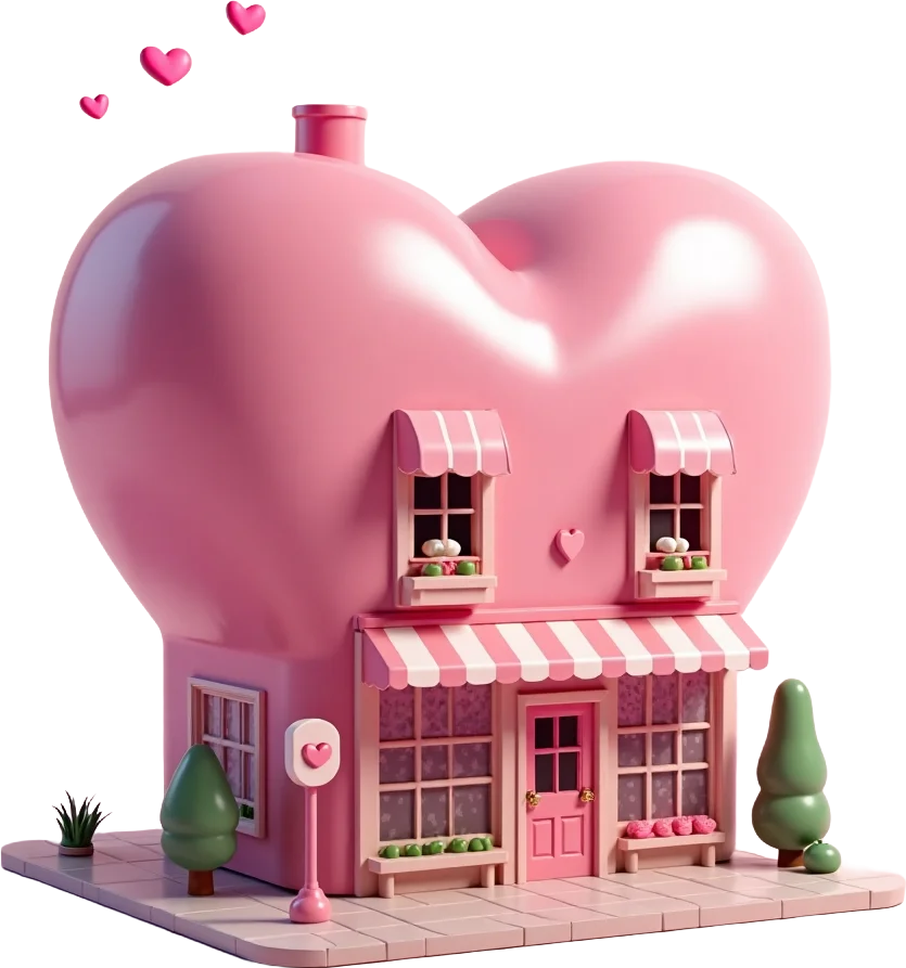 Heart-Shaped House