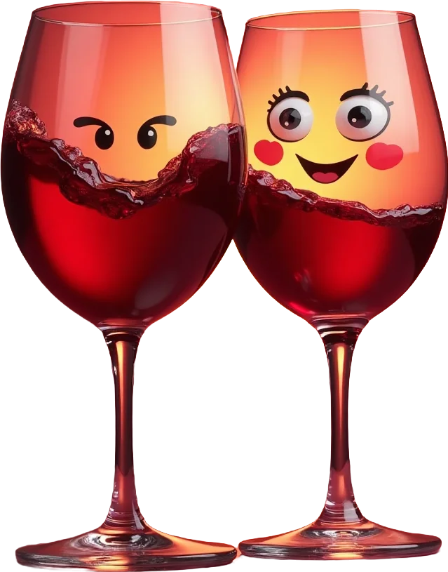 Cheerful Wine Glasses