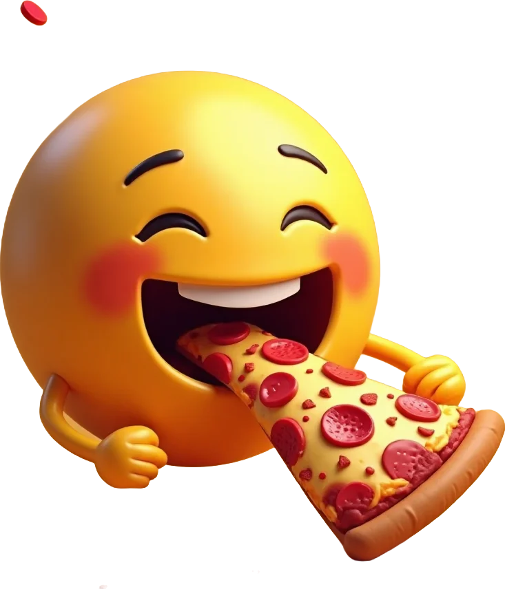 Happy Pizza Lover Emoji