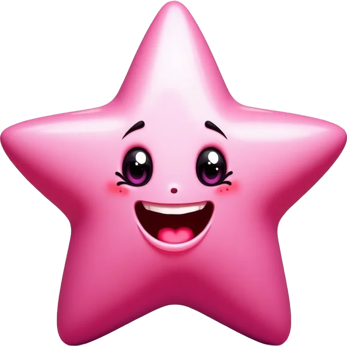 Happy Pink Star