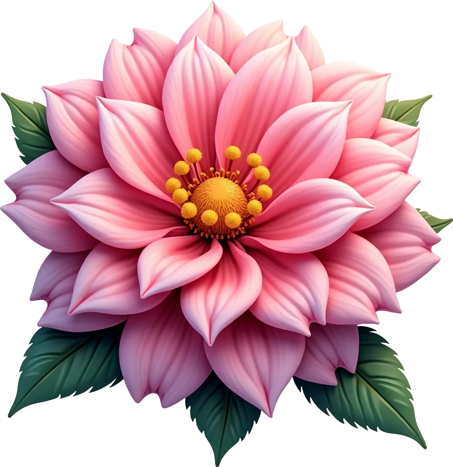 Radiant Pink Dahlia