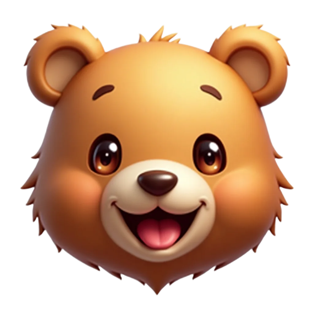 Happy Bear Emoji