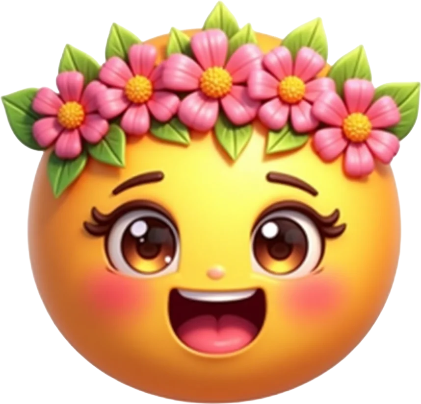 Flower Crown Emoji