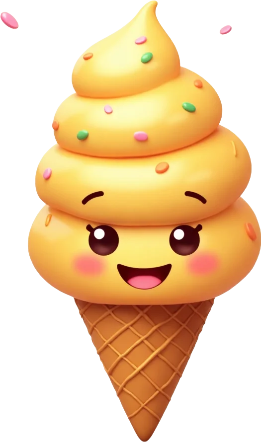 Happy Ice Cream Cone