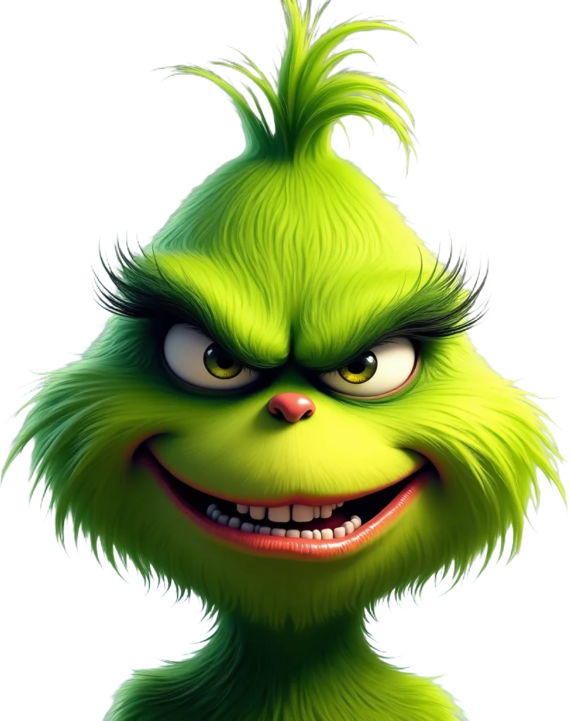 The Grinch's Mischievous Grin