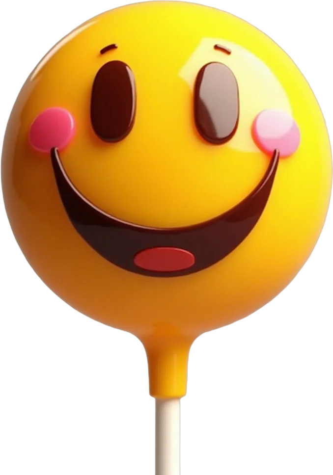 Happy Emoji Lollipop