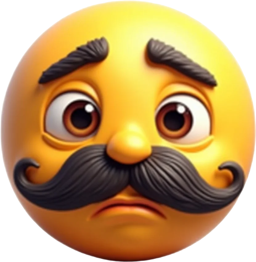 Mustache Emoji