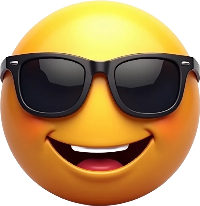 Cool and Happy Emoji