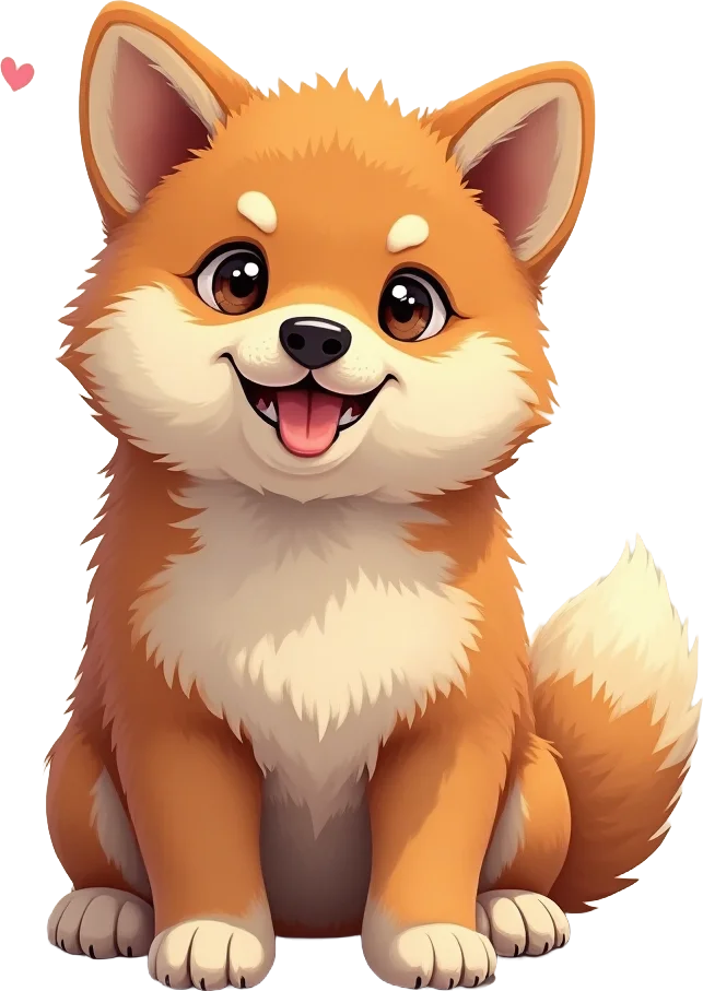 Cute Cartoon Dog