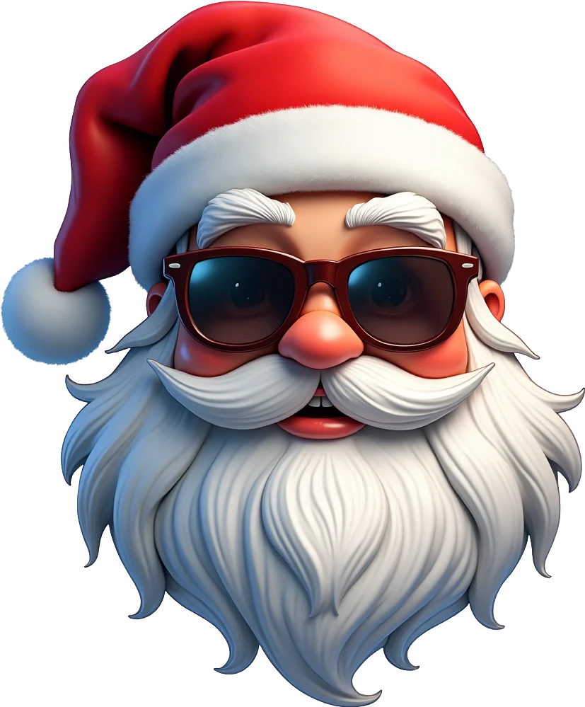 Santa Claus with Sunglasses