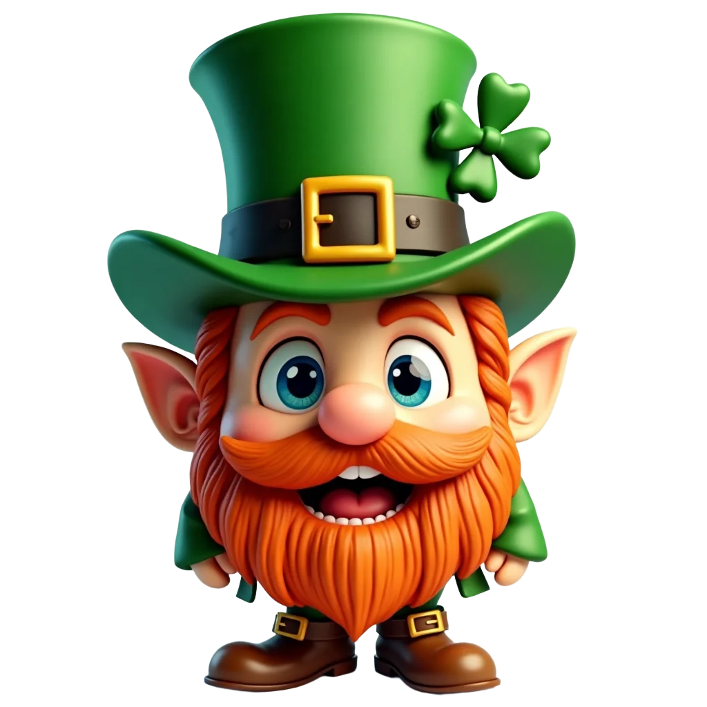 Leprechaun with a Clover Hat