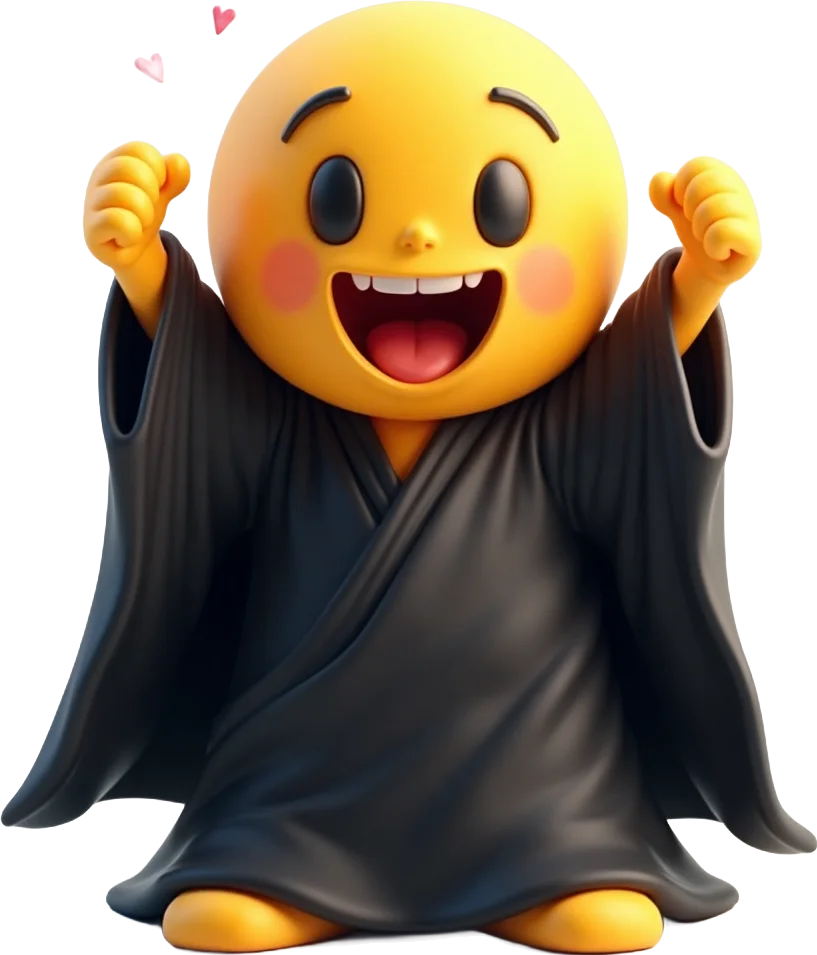 Joyful Monk Emoji