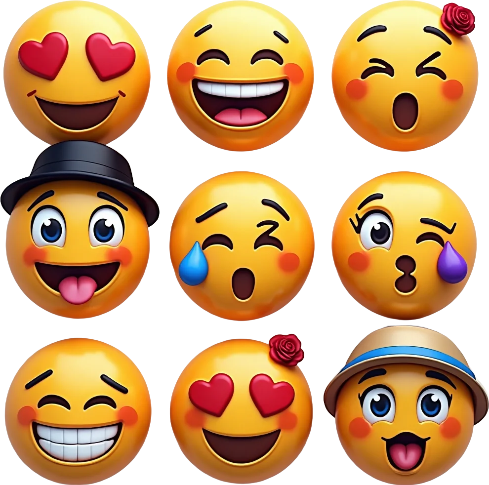 Expressive Emoji Faces