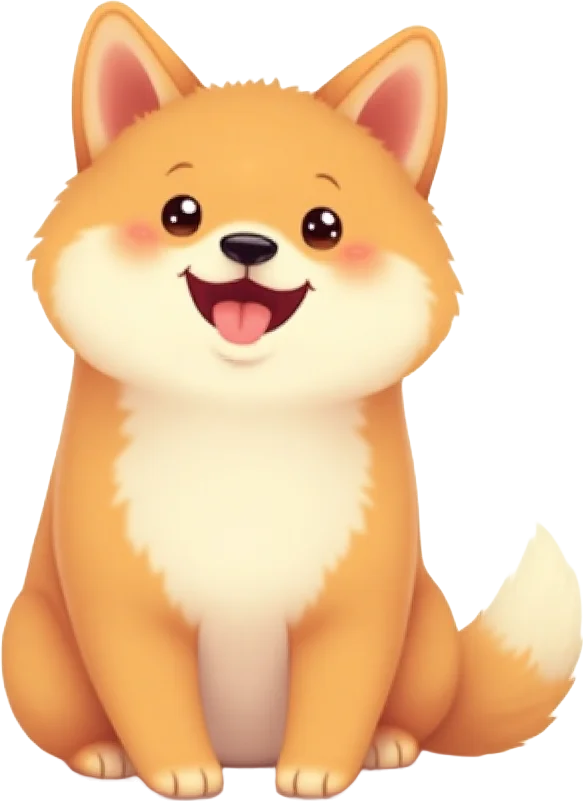 Happy Cartoon Dog