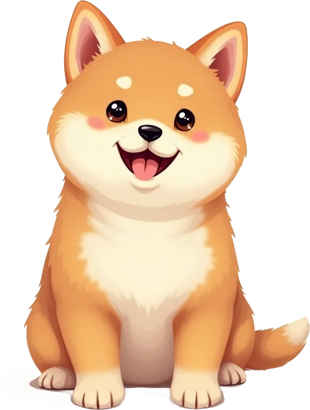 Happy Cartoon Dog