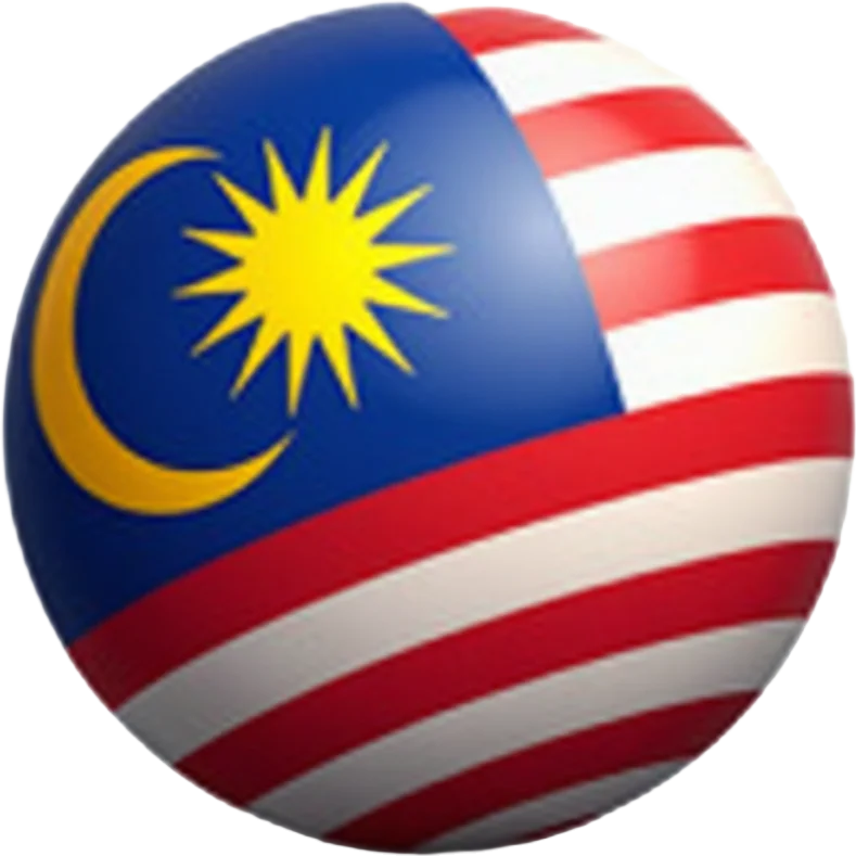 Malaysian Flag Sphere