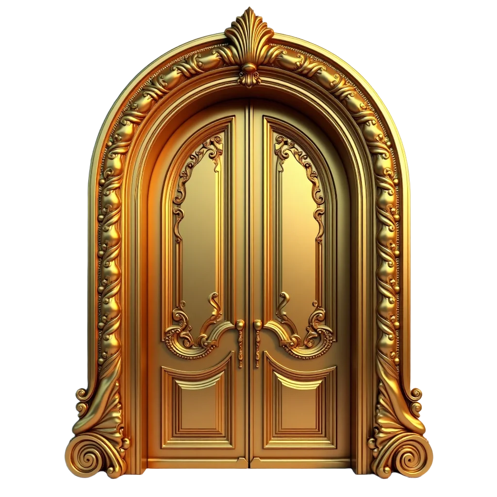 Ornate Golden Door