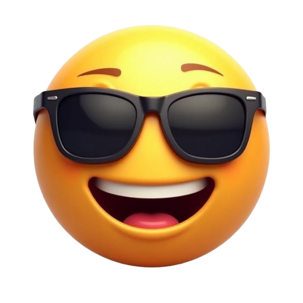 Cool and Happy Emoji