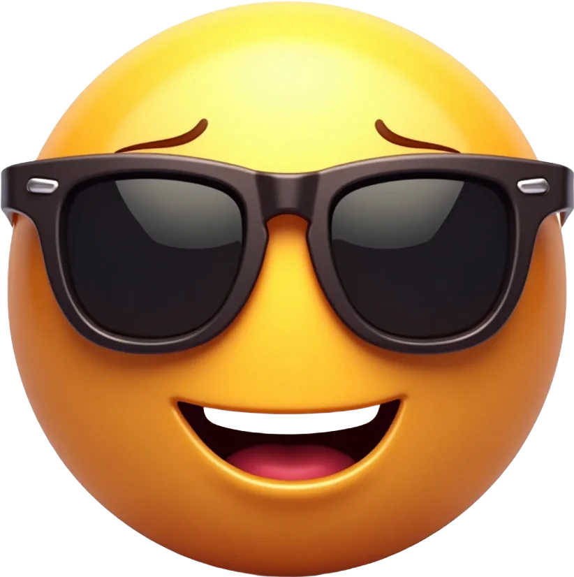 Cool and Happy Emoji