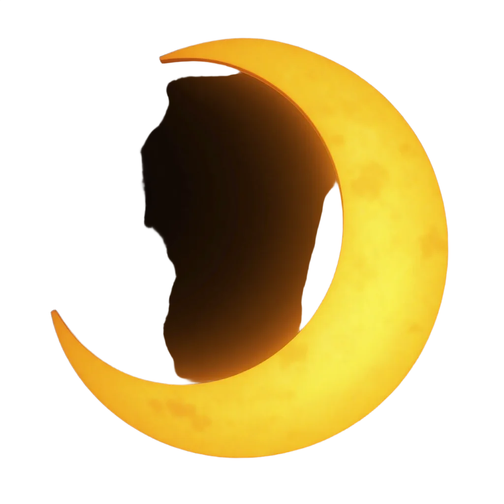 Crescent Moon Silhouette